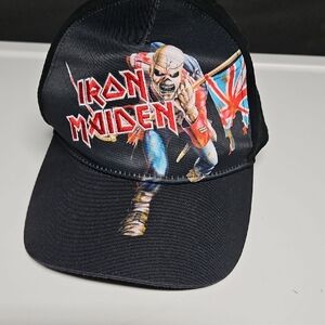 Iron Maiden The Trooper  Black Graphic Cap OSFM EUC